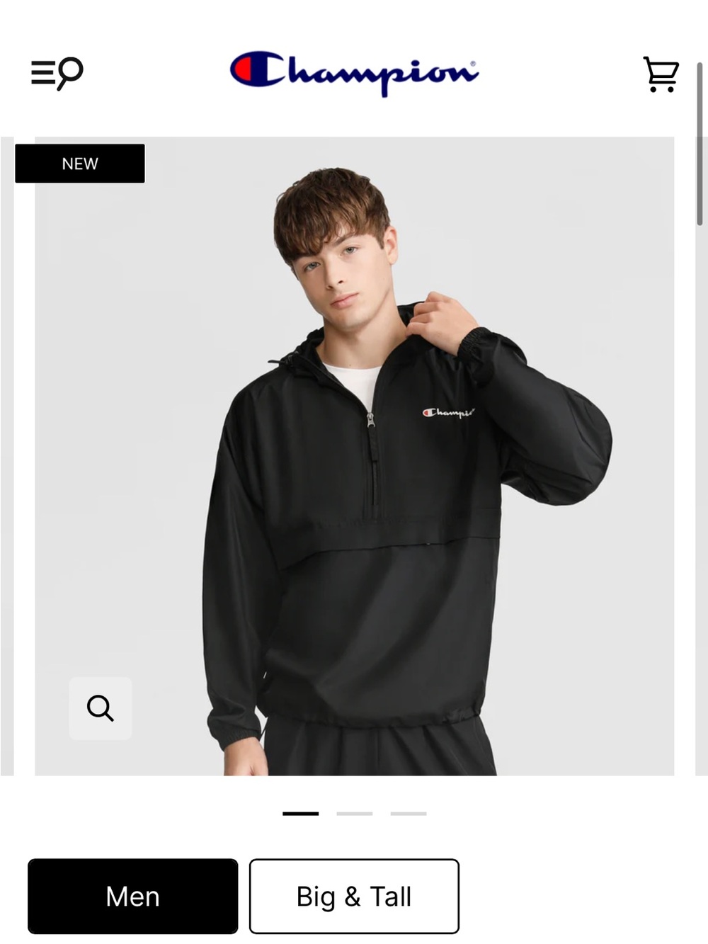Champion stadium packable jacket